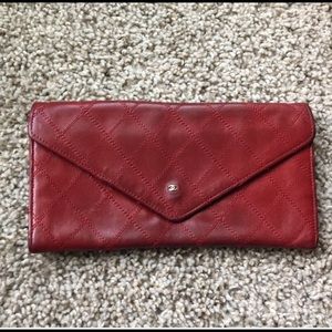 🚨authentic🚨red vintage CHANEL wallet